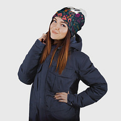 Шапка с помпоном Jazz improvisation, цвет: 3D-белый — фото 2