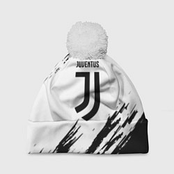Шапка с помпоном Juventus краски, цвет: 3D-белый