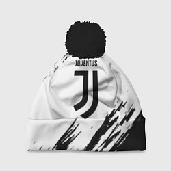 Шапка с помпоном Juventus краски, цвет: 3D-черный