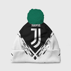 Шапка с помпоном Juventus sport geometry fc club, цвет: 3D-зеленый