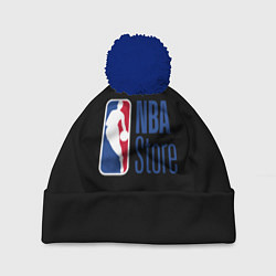 Шапка с помпоном NBA store, цвет: 3D-тёмно-синий