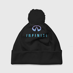 Шапка c помпоном Infiniti logo neon