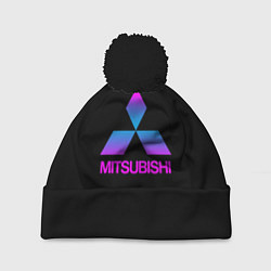 Шапка c помпоном Mitsubishi gradient