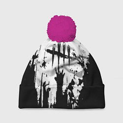 Шапка c помпоном Dead by daylight horror краски