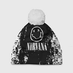 Шапка с помпоном Nirvana teddy, цвет: 3D-белый
