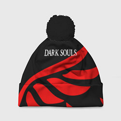 Шапка с помпоном Dark souls game wings, цвет: 3D-черный