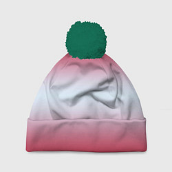 Шапка с помпоном Gradient color, цвет: 3D-зеленый
