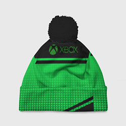Шапка c помпоном Xbox geometry steel