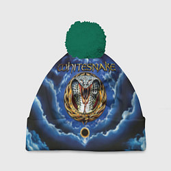 Шапка c помпоном Whitesnake музыкальная группа