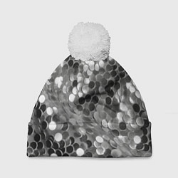 Шапка с помпоном Блистание, цвет: 3D-белый