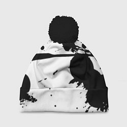 Шапка с помпоном Art blots - vanguard, цвет: 3D-черный