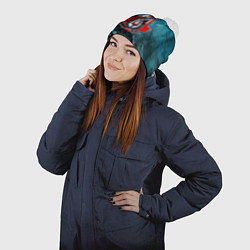 Шапка с помпоном Персонаж Assassins Creed, цвет: 3D-белый — фото 2