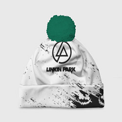 Шапка c помпоном Marshmello x Linkin park