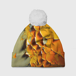 Шапка с помпоном Peeling plaster - Milano, цвет: 3D-белый
