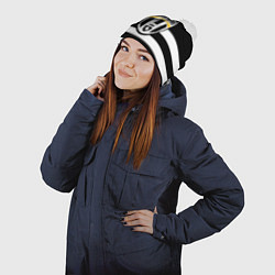 Шапка с помпоном Juventus линии, цвет: 3D-белый — фото 2