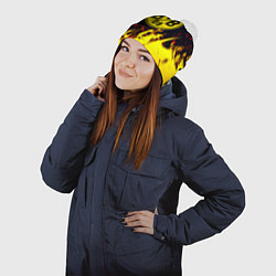 Шапка с помпоном Borussia краски соты, цвет: 3D-белый — фото 2