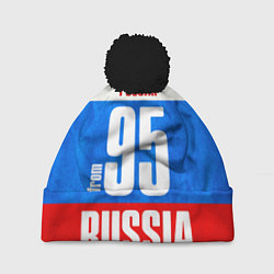 Шапка с помпоном Russia: from 95, цвет: 3D-черный