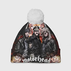 Шапка c помпоном Motorhead Band