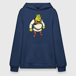 Толстовка-худи оверсайз Shrek 3, цвет: тёмно-синий
