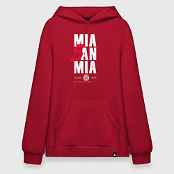 Толстовка-худи оверсайз Bayern FC: Mia San Mia, цвет: красный