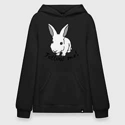 Худи оверсайз Rabbit: follow me
