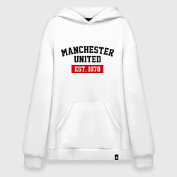 Худи оверсайз FC Manchester United Est. 1878