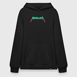 Толстовка-худи оверсайз METALLICA, цвет: черный
