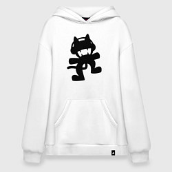 Толстовка-худи оверсайз MONSTERCAT, цвет: белый