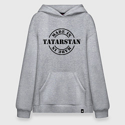 Толстовка-худи оверсайз Made in Tatarstan, цвет: меланж