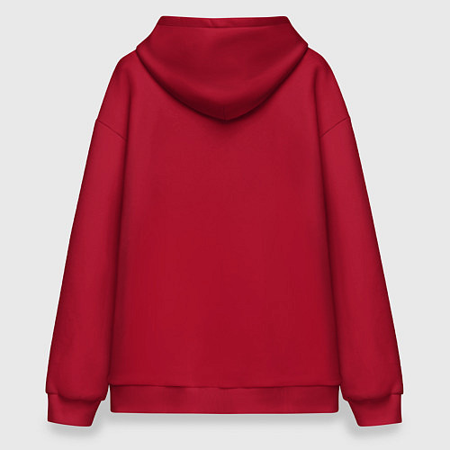 Худи оверсайз Наливай а то уйду! / Красный – фото 2