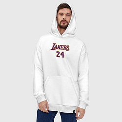 Толстовка-худи оверсайз Kobe Bryant, цвет: белый — фото 2