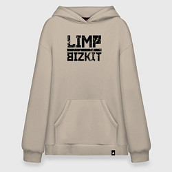 Толстовка-худи оверсайз LIMP BIZKIT, цвет: миндальный