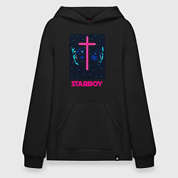 Толстовка-худи оверсайз STARBOY, цвет: черный