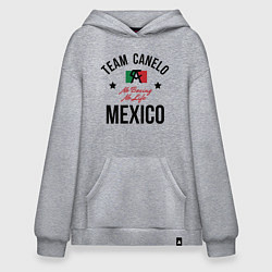 Толстовка-худи оверсайз Team Canelo, цвет: меланж