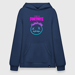 Толстовка-худи оверсайз TRAVIS SCOTT X FORTNITE, цвет: тёмно-синий
