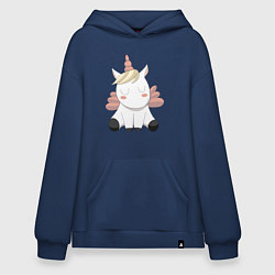 Худи оверсайз Милый единорог