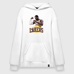 Толстовка-худи оверсайз LeBron - Lakers, цвет: белый