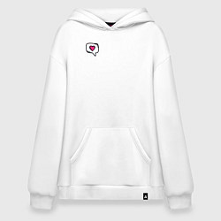 Худи оверсайз Сердце