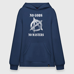 Худи оверсайз NO GODS NO MASTERS