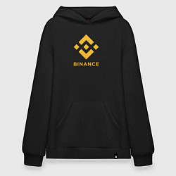 Худи оверсайз BINANCE БИНАНС БИРЖА