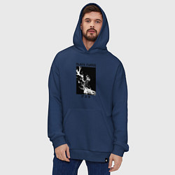 Толстовка-худи оверсайз Черный клевер Аста, цвет: тёмно-синий — фото 2