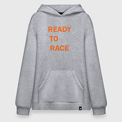 Худи оверсайз KTM READY TO RACE спина Z