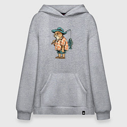 Худи оверсайз Кот рыбак