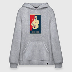 Толстовка-худи оверсайз Begbie, цвет: меланж
