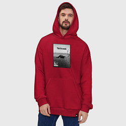 Толстовка-худи оверсайз Дон Вито Корлеоне, цвет: красный — фото 2