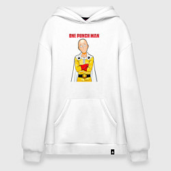 Худи оверсайз Сайтама безразличие One Punch-Man