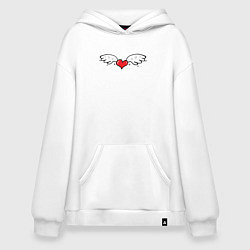 Худи оверсайз HA КРЫЛЬЯХ ЛЮБВИ