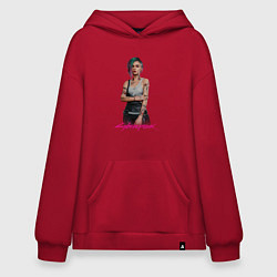 Худи оверсайз Cyberpunk 2077 Judy Джуди