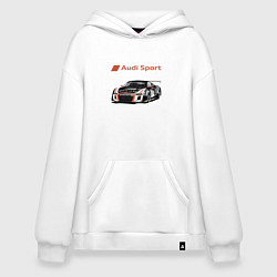 Толстовка-худи оверсайз Audi Motorsport Racing team, цвет: белый