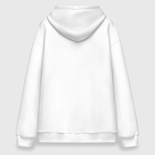 Худи оверсайз Лебединое по ТВ / Белый – фото 2